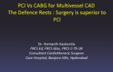 PCI Vs CABG for Multivessel CAD The Defence Rests : Surgery is superior to PCI