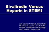 Bivalirudin Versus Heparin in STEMI
