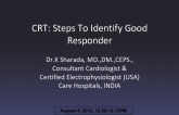 CRT: Steps To Identify Good Responder