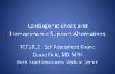 Cardiogenic Shock and Hemodynamic Support Alternatives