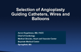 Selection of Angioplasty Guiding Catheters, Wires, and Balloons