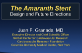 The Amaranth Stent: Design and Future Directions