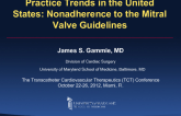 Practice Trends in the United States: Nonadherence to the Mitral Valve Guidelines