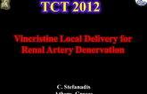 Vincristine Local Delivery for Renal Artery Denervation