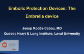 Embrella Embolic Deflector: Clinical Experiences and PROTAVI Update