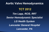 Hemodynamics and Interactive Calculations for Aortic Stenosis Using the "John Madden" Telestrator
