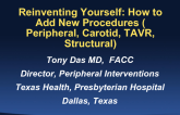 Reinventing Yourself: How to Add New Procedures (eg, Peripheral, Carotid, TAVR, Structural)