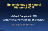 Epidemiology and Natural History of HCM