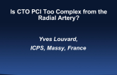 Is CTO PCI from Radial Artery Too Complex?