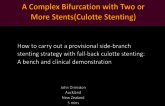 Case 3: A Complex Bifurcation with Two or More Stents(Culotte Stenting)