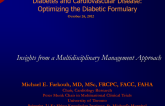 Optimizing the Diabetic Formulary: Managing the Triad of Glycemic Control, Blood Pressure, and Hyperlipidemia