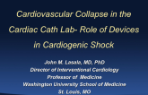 Approach to Threatened, Imminent, and Actual Cardiac Arrest in the Cath Lab