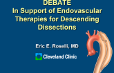 Debate: Do the Data Support Endovascular Therapy for Descending Thoracic Aortic Dissections? Pro!