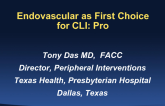 Debate I. Is Endovascular Intervention the First-line Therapy for CLI? Pro!