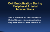 Selection and Use of Coils for Embolization of Perforations