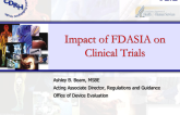 Impact of FDASIA on Clinical Trials