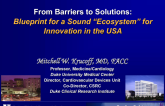 From Barriers to Solutions: Creating a Sound “Ecosystem” for Innovation in the U.S.
