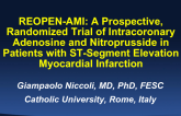 REOPEN-AMI: A Prospective, Randomized Trial of Intracoronary Adenosine and Nitroprusside in Patients with ST-Segment Elevation Myocardial Infarction