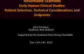 Early Human Clinical Studies: Patient Selection, Technical Considerations, and Endpoints