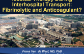 Medical Therapy During Interhospital Transport:  Fibrinolytic and/or Anticoagulant?