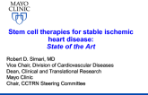Stem Cell Therapies: State of the Art (Including the FOCUS Trial)