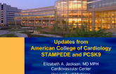 Late Breaking Clinical Trials: STAMPEDE (Bariatric Surgery) and PCSK9 (LDL Reduction)
