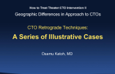 CTO Retrograde Techniques: A Series of Illustrative Cases