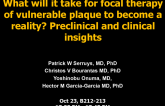 What Will It Take for Focal Therapy of Vulnerable Plaque to Become a Reality? Preclinical and Clinical Insights