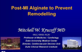 Post-MI Alginate to Prevent Remodeling