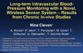 TCT-105: Long-term Intravascular Blood Pressure Monitoring with a Novel Wireless Sensor System: Results from Chronic In-Vivo Studies