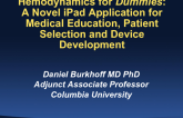 Hemodynamics for "Dummies:" A Novel iPad Application for Medical Education, Patient Selection, and Device Development