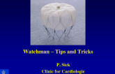 WATCHMAN Tips and Tricks