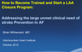 How to Become Trained and Start a LAA Closure Program