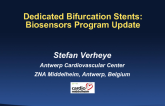 Dedicated Bifurcation Stents: Biosensors Program Update