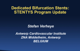 Dedicated Bifurcation Stents: STENTYS Program Update