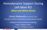 Hemodynamic Support During Left Main PCI: When and Which Device?
