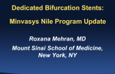 Dedicated Bifurcation Stents: Minvasys Nile Program Update