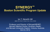 Synergy (Boston Scientific) Program Update