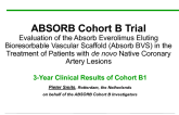 TCT-35. Evaluation of the Absorb Everolimus Eluting Bioresorbable Vascular Scaffold (Absorb BVS) in the Treatment of Patients with de Novo Native Coronary Artery Lesions: 3...