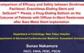 TCT-70. Comparison of Efficacy and Safety Between Sirolimus, Paclitaxel, Everolimus-eluting Stent and SeQuent™ Please, a Drug-eluting Balloon on the Outcome of Patients with...