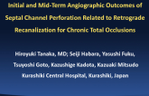 TCT-77. Initial and Mid-Term Angiographic Outcomes of Septal Channel Perforation Related to Retrograde Recanalization for Chronic Total Occlusions