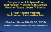 TCT-46. Comparison of Polymer-Free BioFreedom™ Stents with Durable Polymer Taxus Liberté™ Stents: 3-Year Results from the BioFreedom First-in-man Trial
