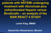 TCT-50. Influence of Age on Clinical Outcomes in Patients with NSTEMI Undergoing Treatment with Abciximab plus Unfractionated Heparin vs. Bivalirudin: Analysis of the ISAR...