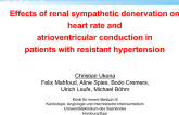TCT-14. Effects of Renal Sympathetic Denervation on Heart Rate and Atrioventricular Conduction in Patients with Resistant Hypertension