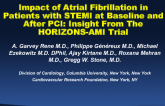 TCT-62. Impact of Atrial Fibrillation in Patients with STEMI Before and After Primary PCI: Insights from the HORIZONS-AMI Trial