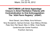 TCT-83. Watchman Left Atrial Appendage Closure in Atrial Fibrillation Patients with Contraindication to Oral Anticoagulation: the “Aspirin Plavix Registry” (ASAP)