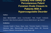 TCT-85. Efficacy and Safety of Percutaneous Patent Foramen Ovale Closure in Patients with a Hypercoagulable Disorder