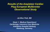 TCT-86. Results of the Amplatzer Cardiac Plug European Multicenter Prospective Observational Study