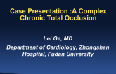 Case Presentation: A Complex Chronic Total Occlusion