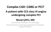 Case 1: Complex CAD: CABG or PCI?